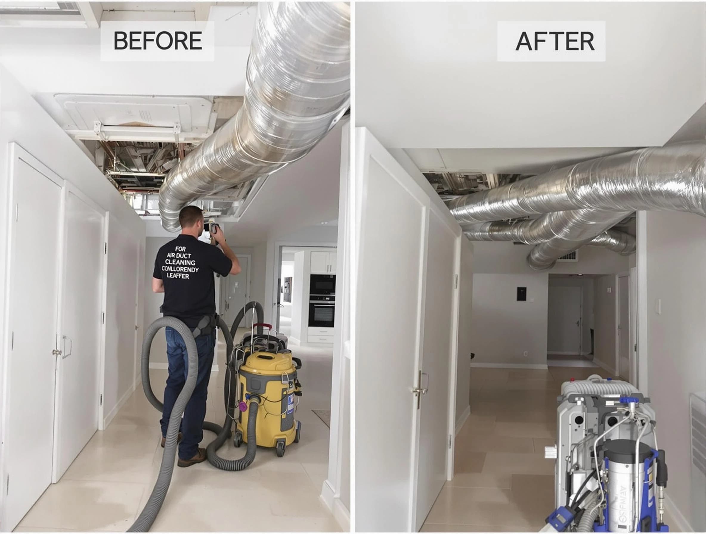 Guthrie Air Duct Cleaning professional performing thorough air duct cleaning in Guthrie