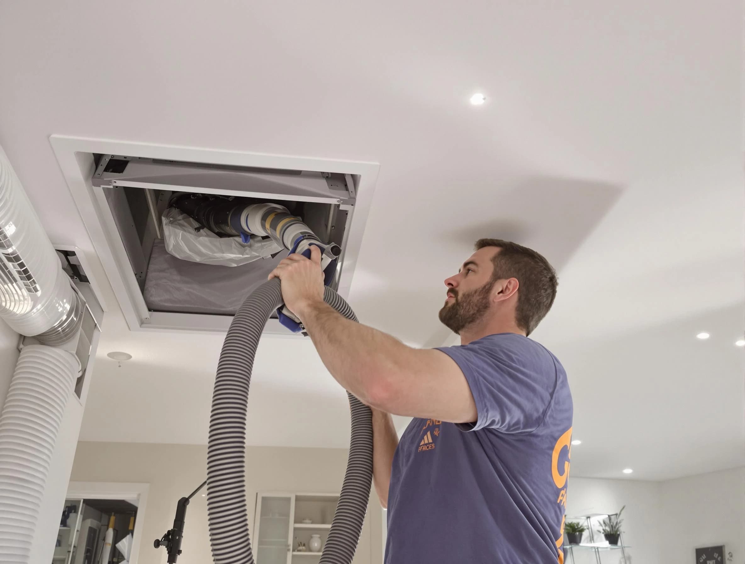 Precision indoor duct cleaning by Guthrie Air Duct Cleaning in Guthrie