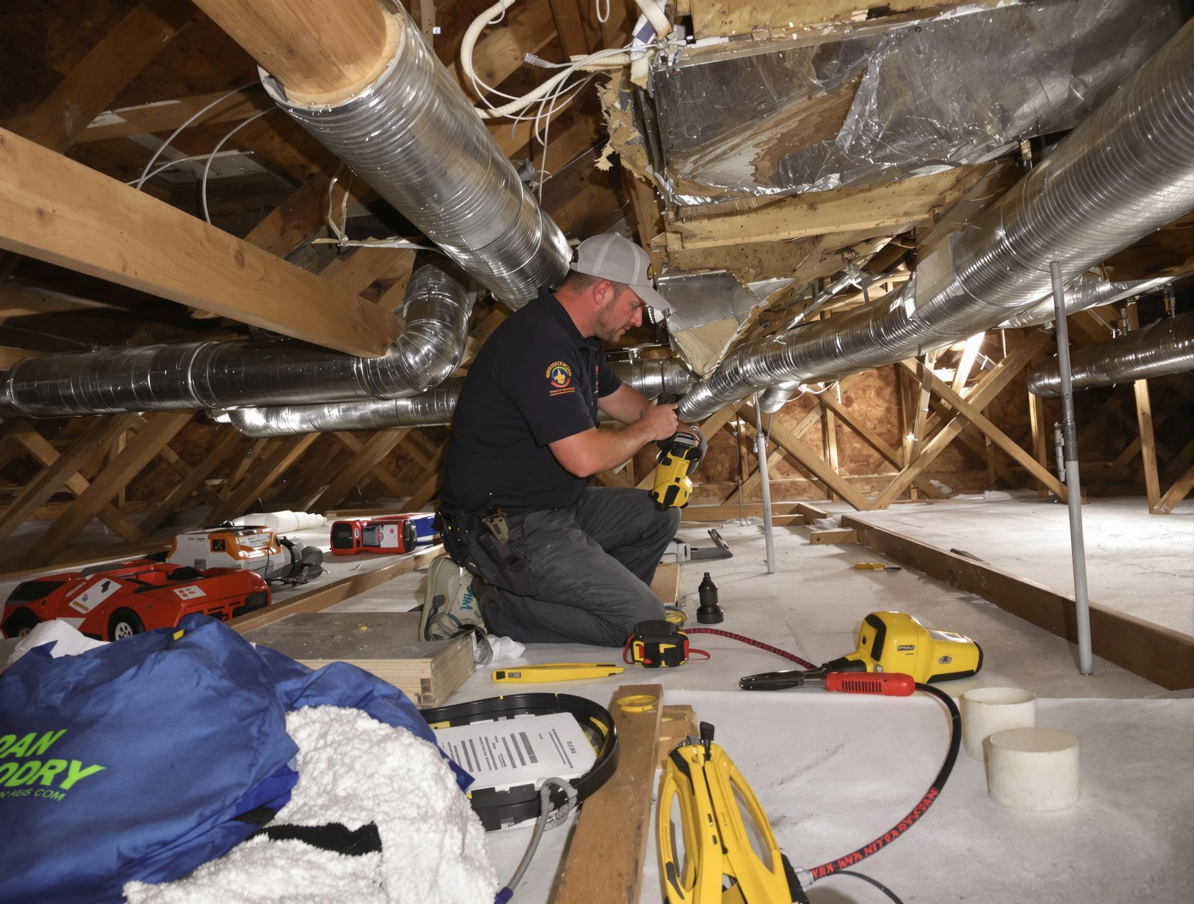 Professional air duct repair by Guthrie Air Duct Cleaning in Guthrie