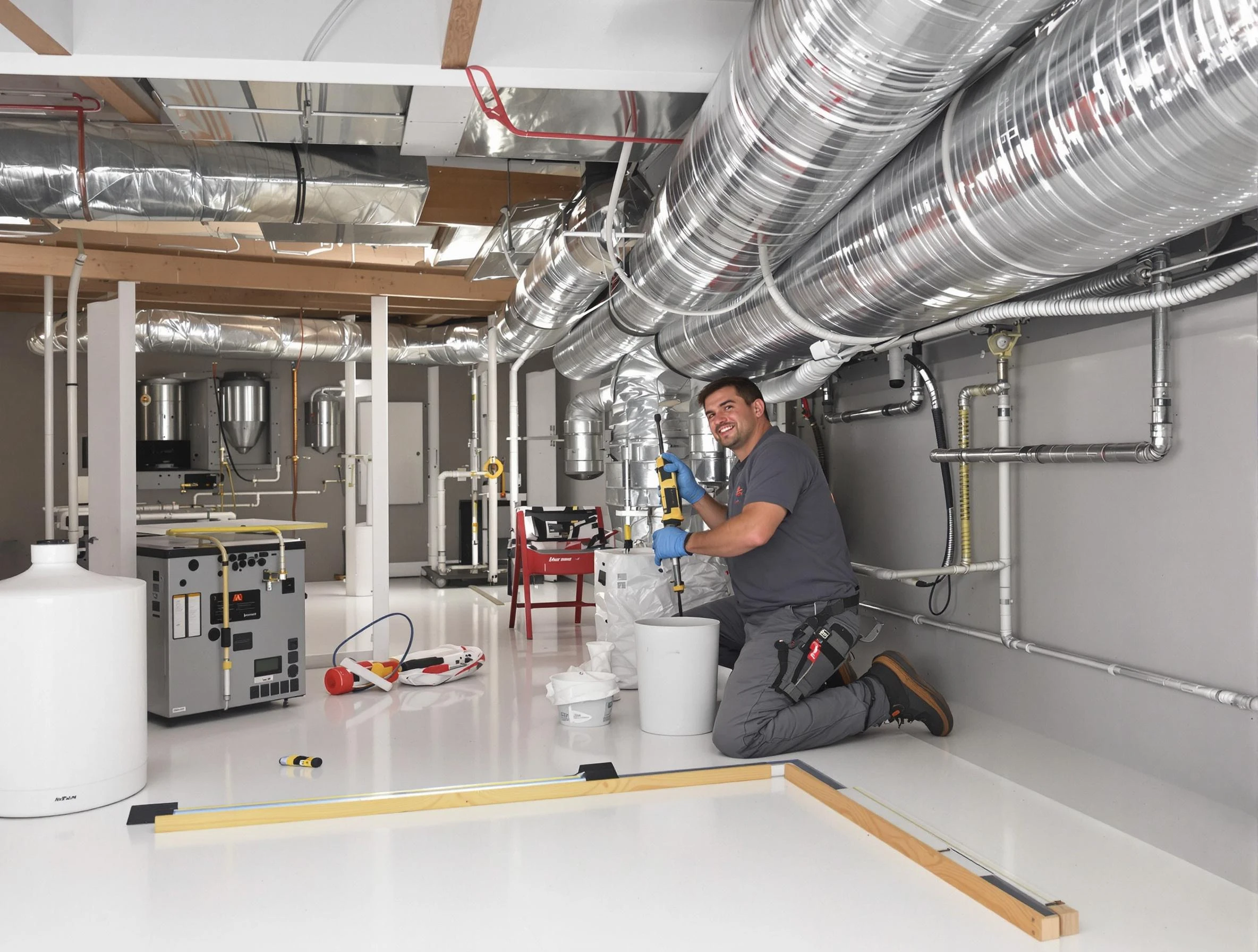 Professional duct sealing service by Guthrie Air Duct Cleaning in Guthrie
