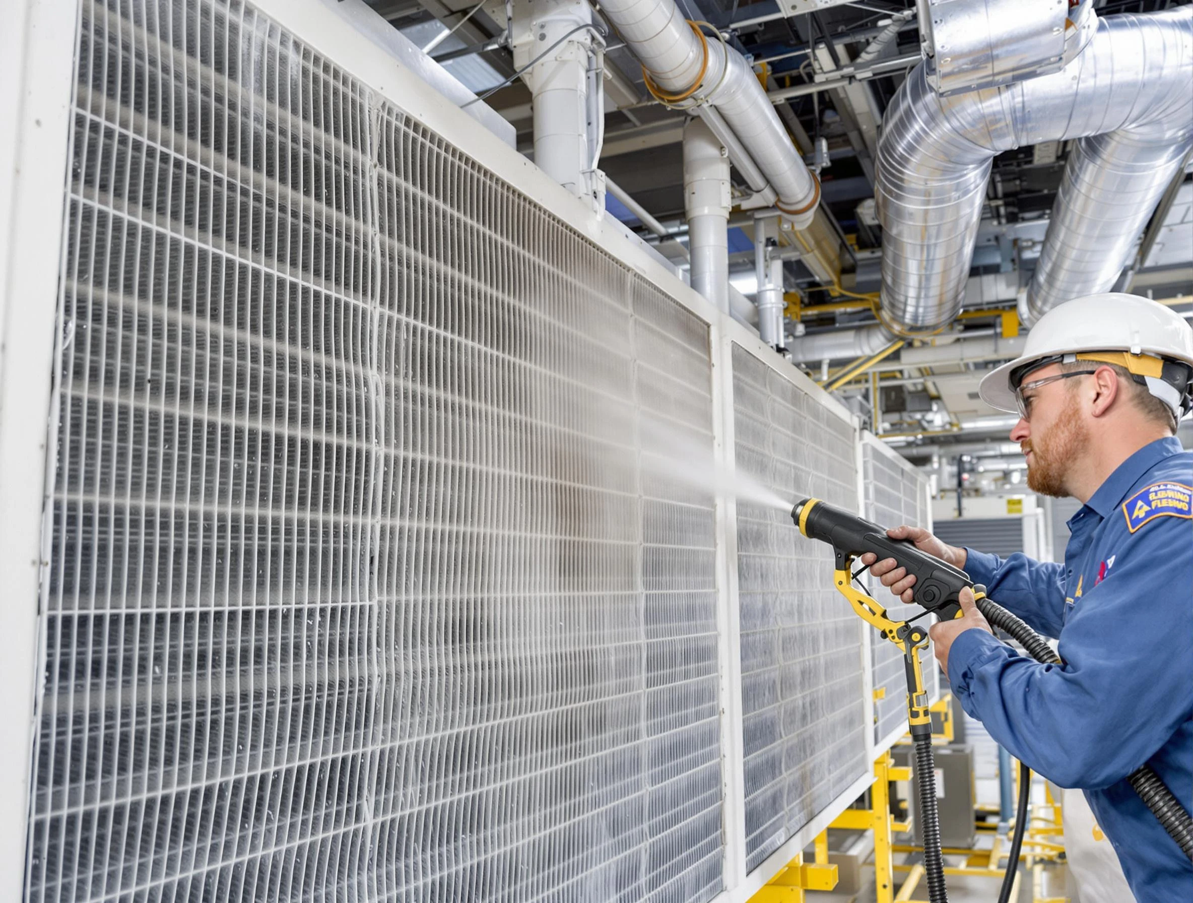 Professional commercial coil cleaning by Guthrie Air Duct Cleaning in Guthrie