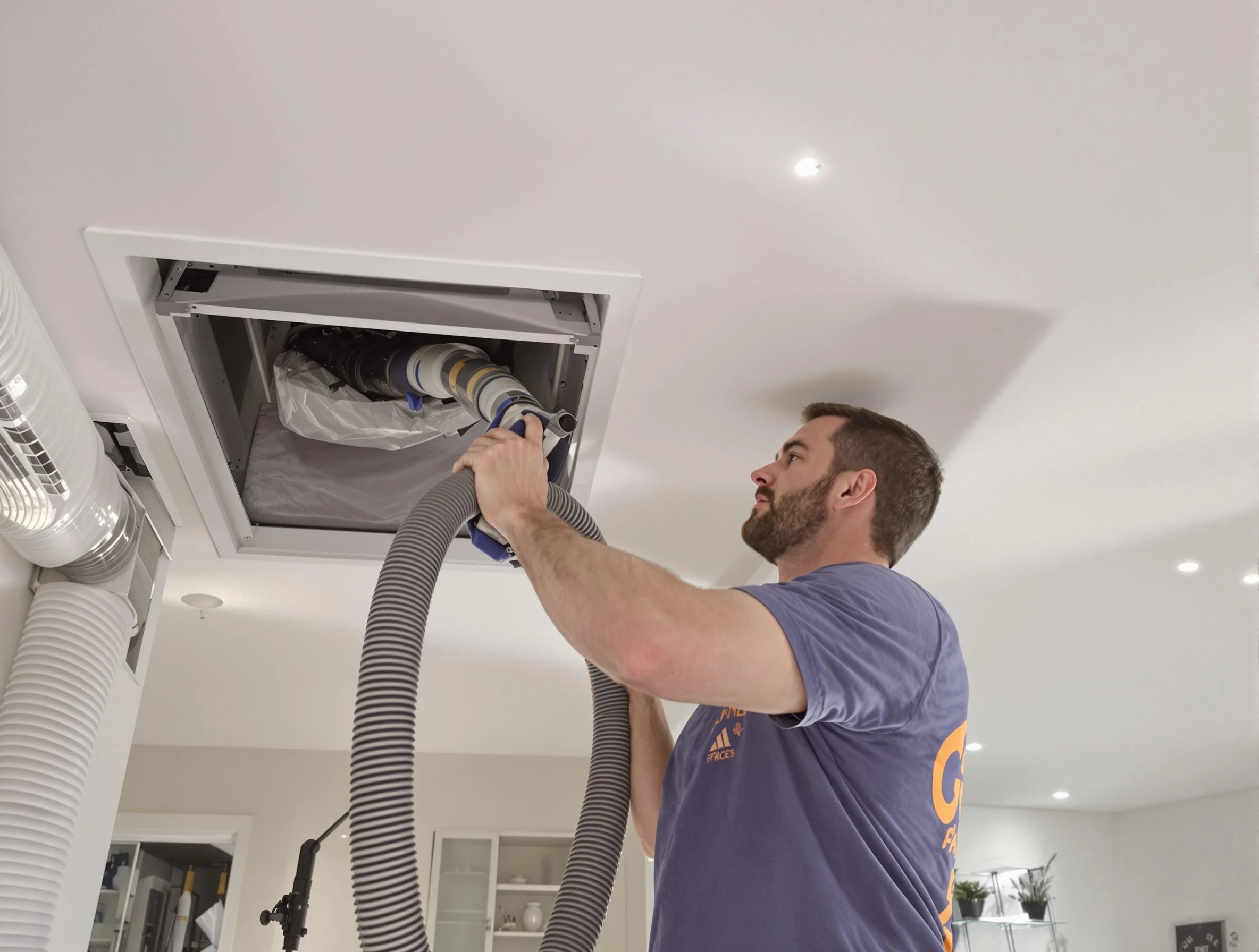 Precision indoor duct cleaning by Guthrie Air Duct Cleaning in Guthrie